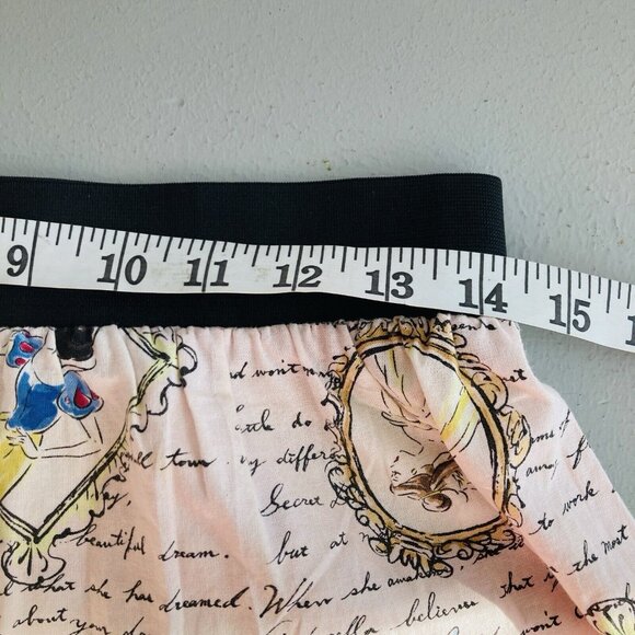 Cosplay Skirt Cinderella Snow White Princesses Print Handmade Hi Stretch 28” - Picture 8 of 11